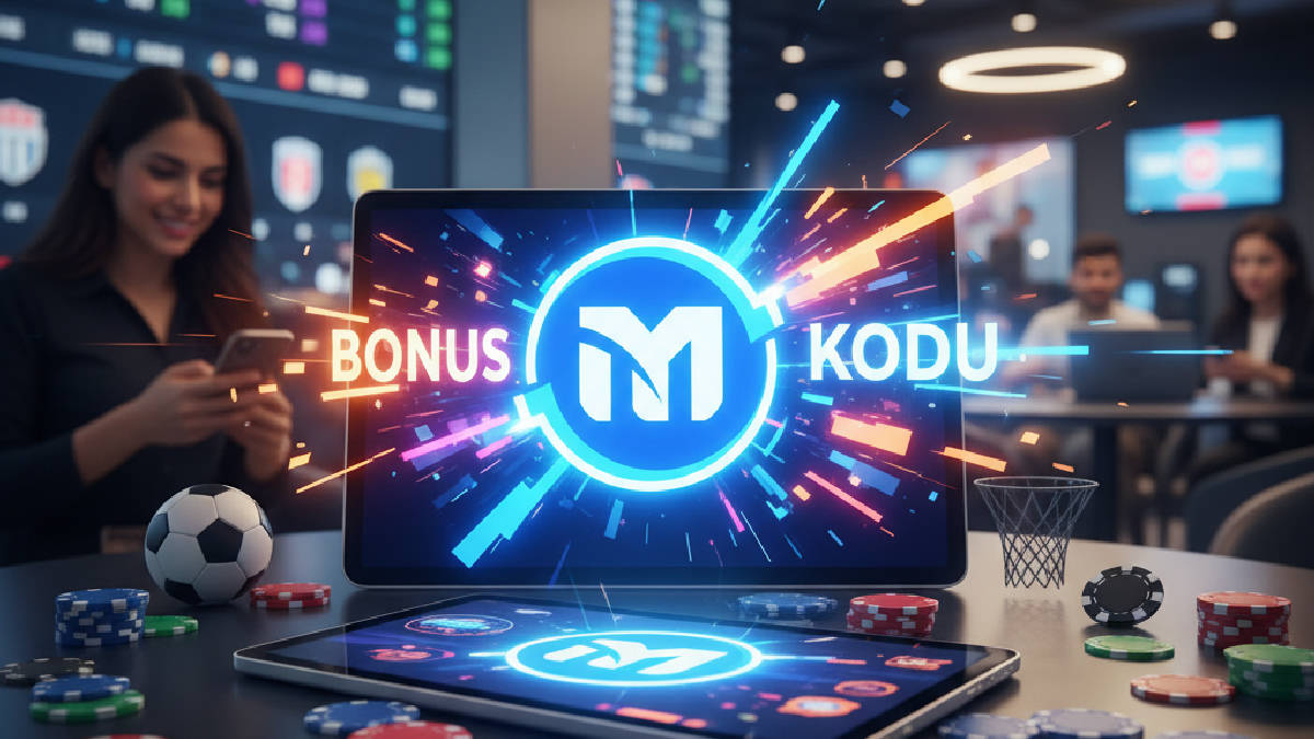 Mobilbahis platformunda bonus kodları ile kazanç fırsatlarını gösteren dijital bir arayüz.